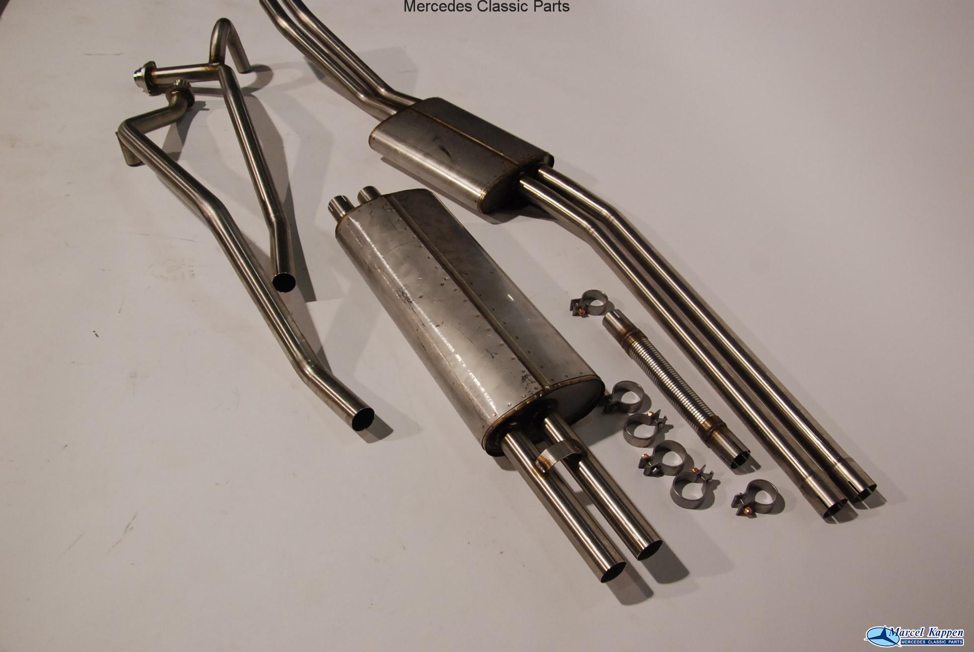 Uitlaatsysteem RVS met klemmen W109 V8 6.3 liter v.nr. 1094900063 – Bild 2