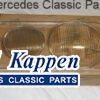 Koplampglas ronde reflector links origineel v.nr. 1238261590