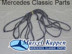 Deurrubbers set W116 SEL
