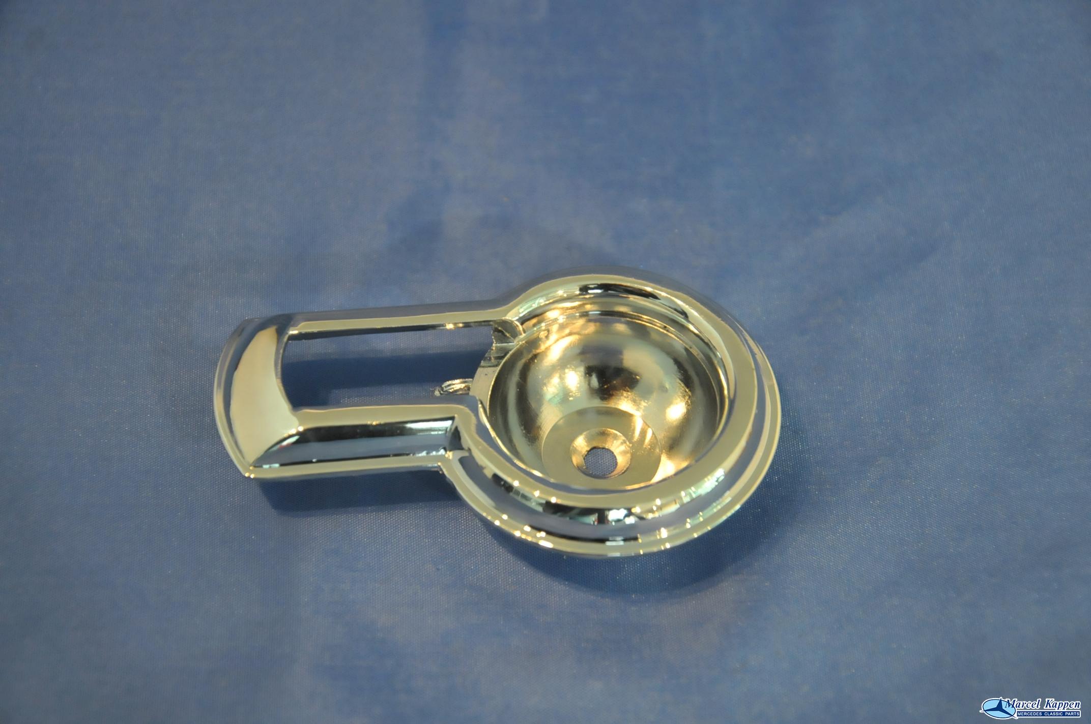 Chrome rozette deuropener rechts v.nr. 1107660611 - Afbeelding 2