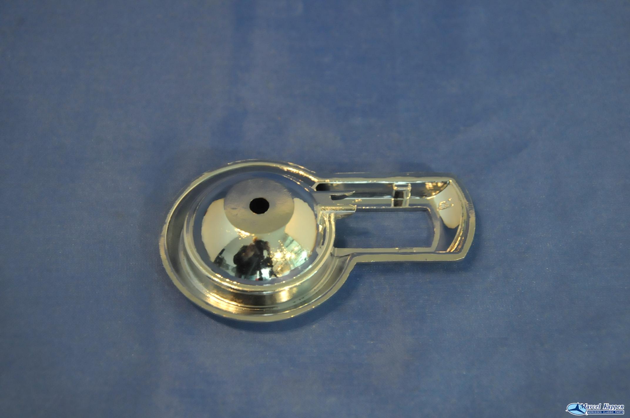 Chrome rozette deuropener rechts v.nr. 1107660611 - Afbeelding 3